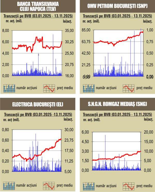 Creşteri pe linie pentru indici